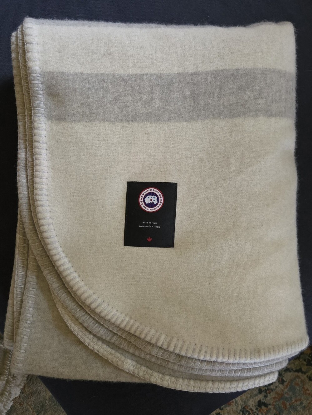 Canada Goose Cashmere Wool Blanket